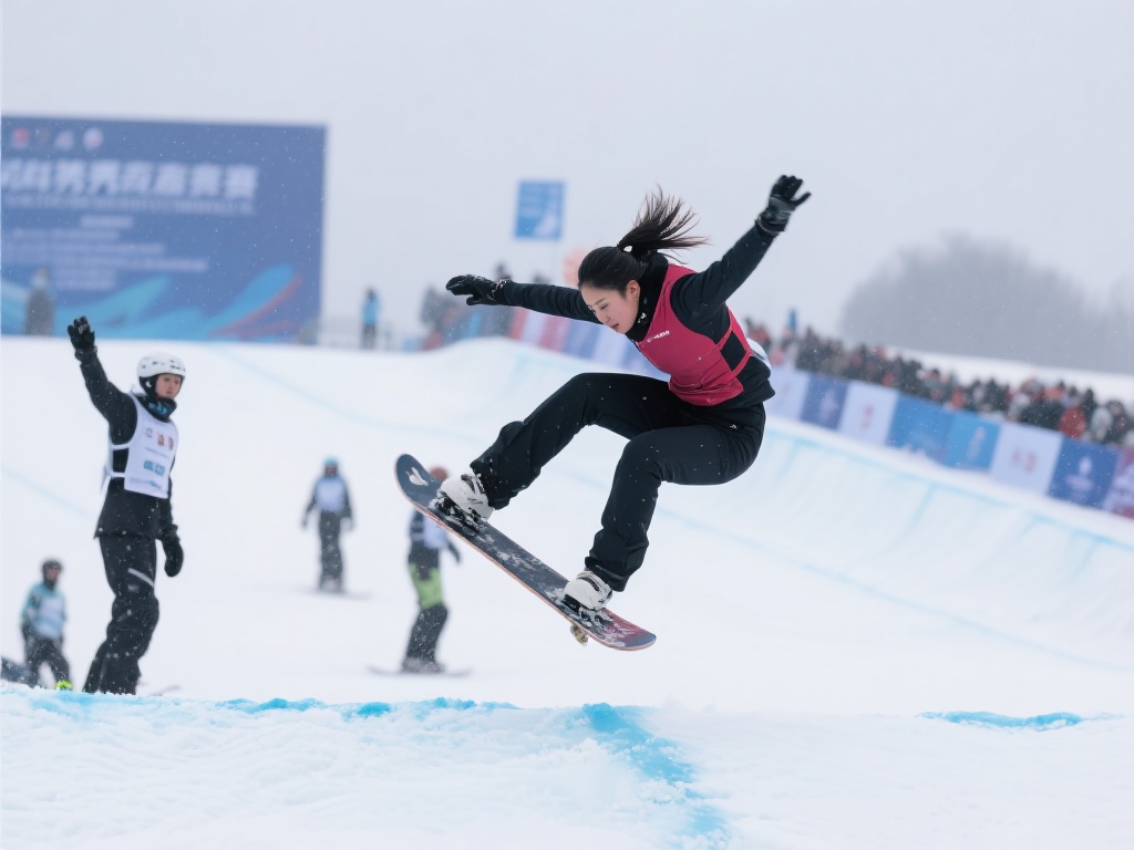 武绍桐成功晋级单板滑雪U型场地决赛争夺桂冠