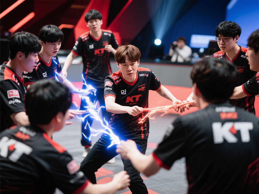 LCK：Cuzz豹女三杀震全场，KT厄塔汗团灭HLE斩获关键胜利